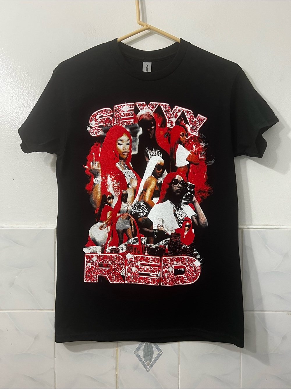 Sexyy Red Hood Hottest Princess 2023 Official Tour Graphic Tee Streetwear HipHop